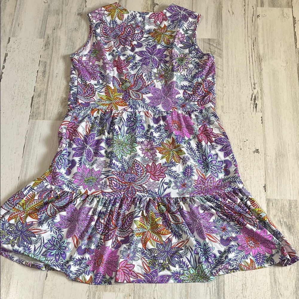 Jude Connally Multicolor Floral Dress Size Small - Picture 5 of 9